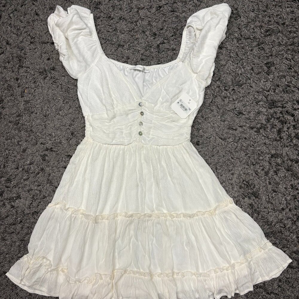 NWT Altar'd State Beautiful White Dress Women's Size XXS MSRP $78.00